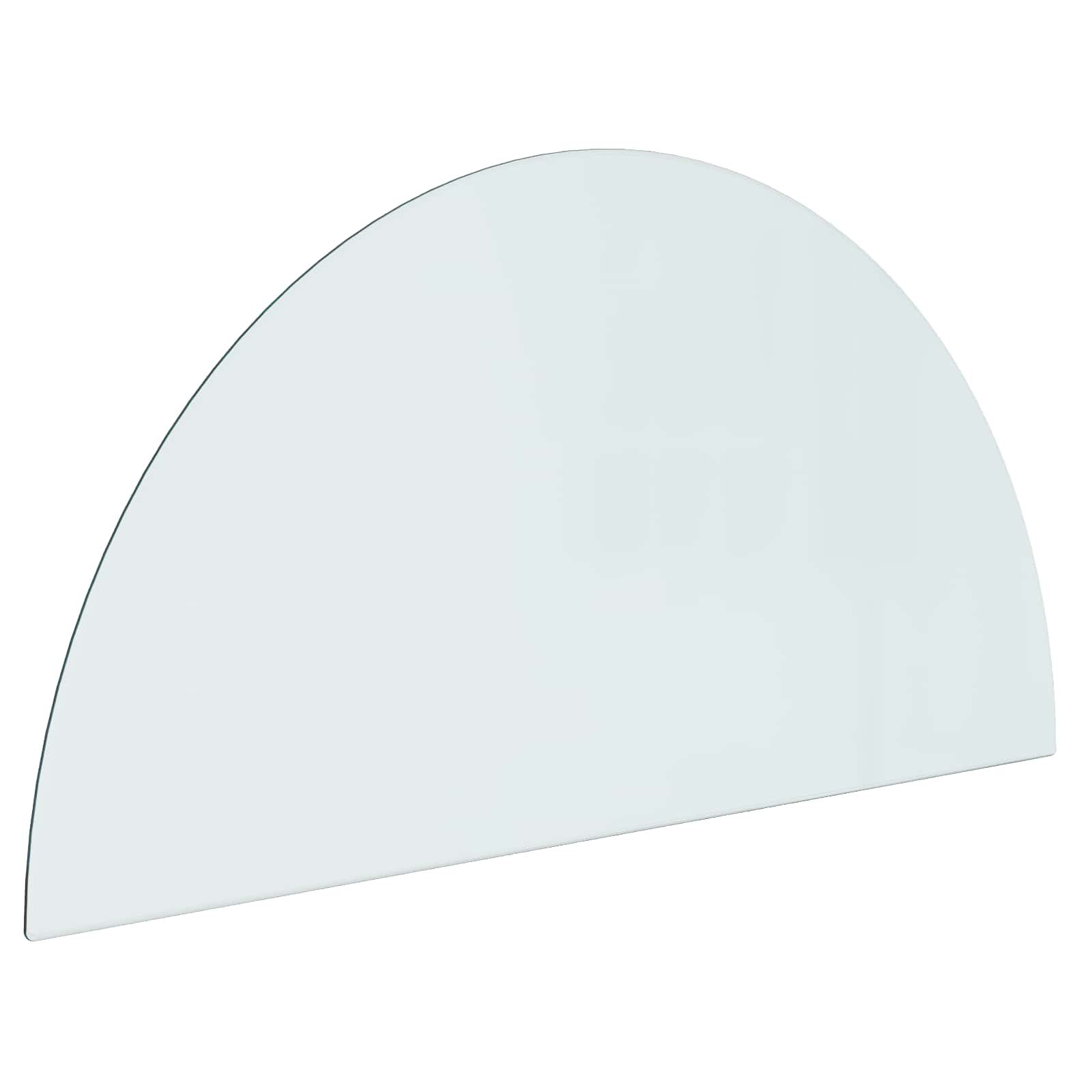 vidaXL Szklana płyta kominkowa przezroczysty 1000 x 500 mm Szkło