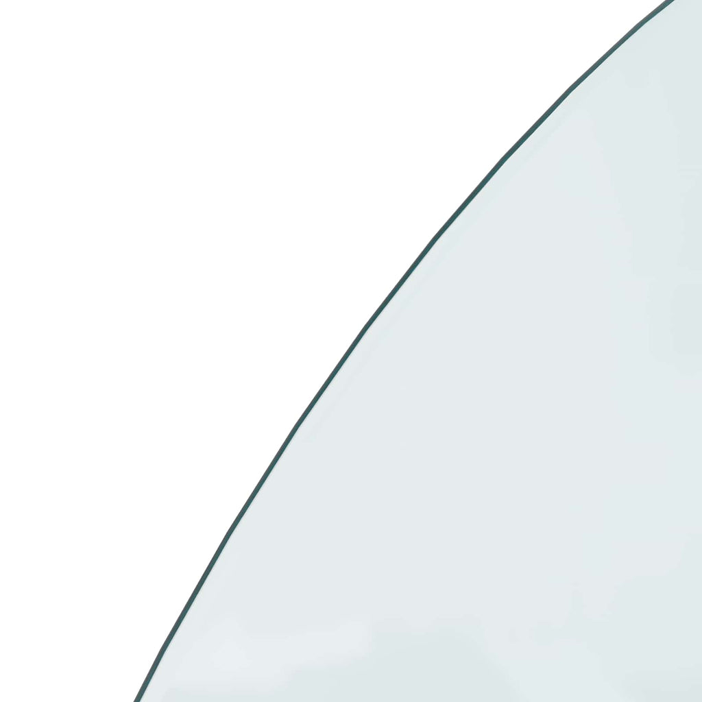vidaXL Szklana płyta kominkowa przezroczysty 1200 x 600 mm Szkło