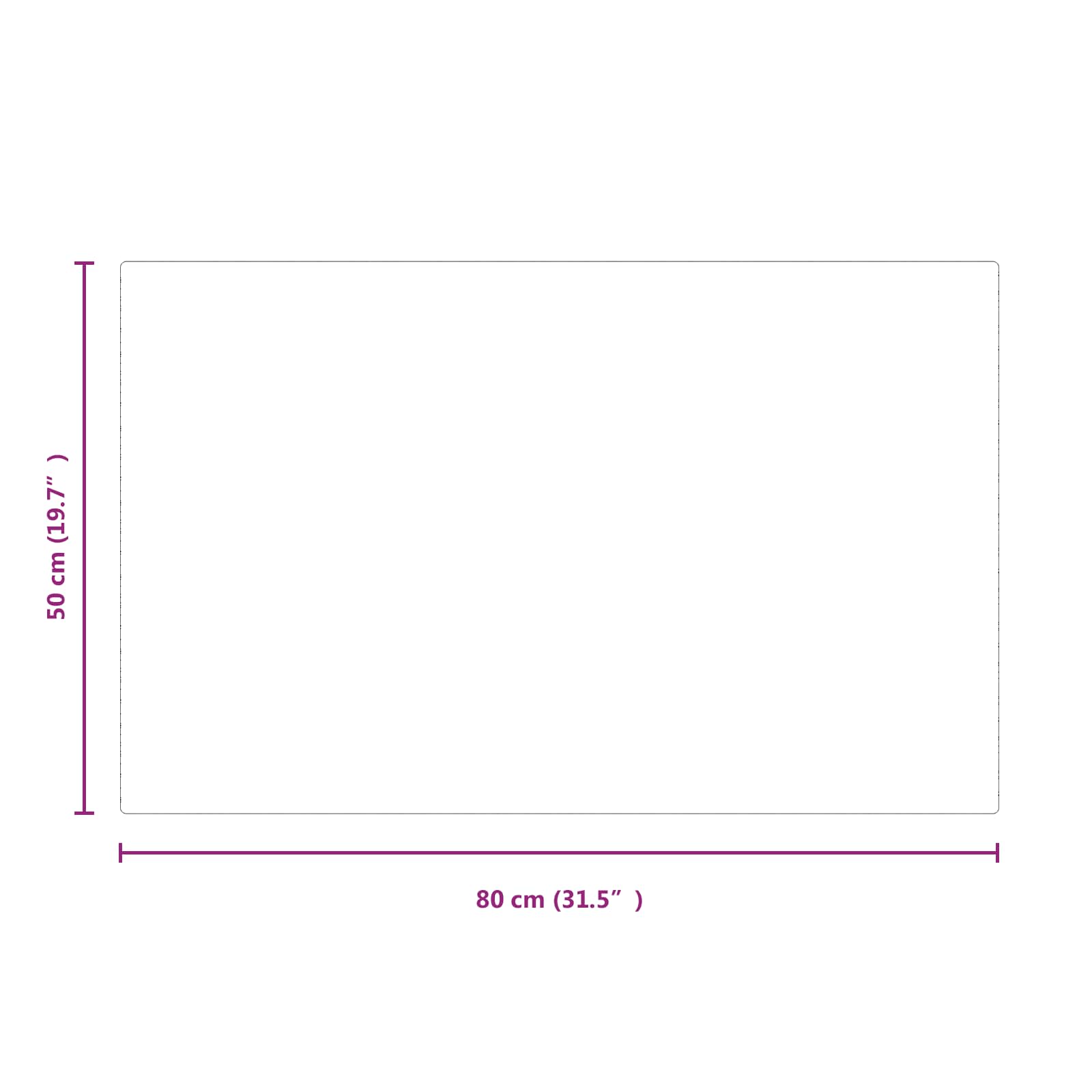 vidaXL Szklana płyta kominkowa przezroczysty 80 x 50 cm Szkło