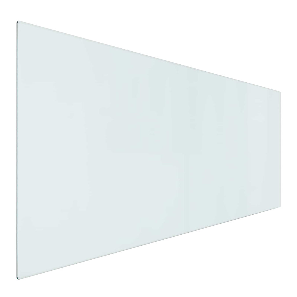 vidaXL Szklana płyta kominkowa przezroczysty 120 x 50 cm Szkło
