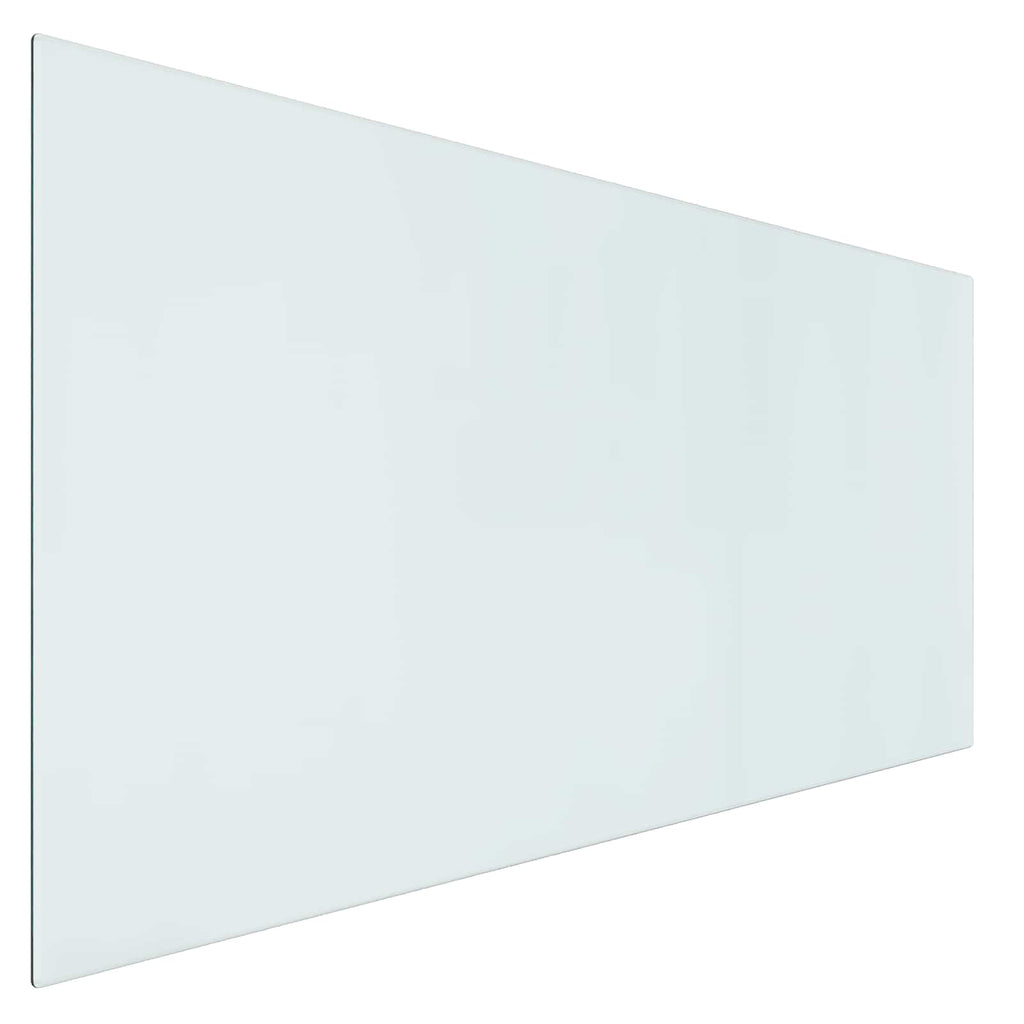 vidaXL Szklana płyta kominkowa przezroczysty 120 x 60 cm Szkło