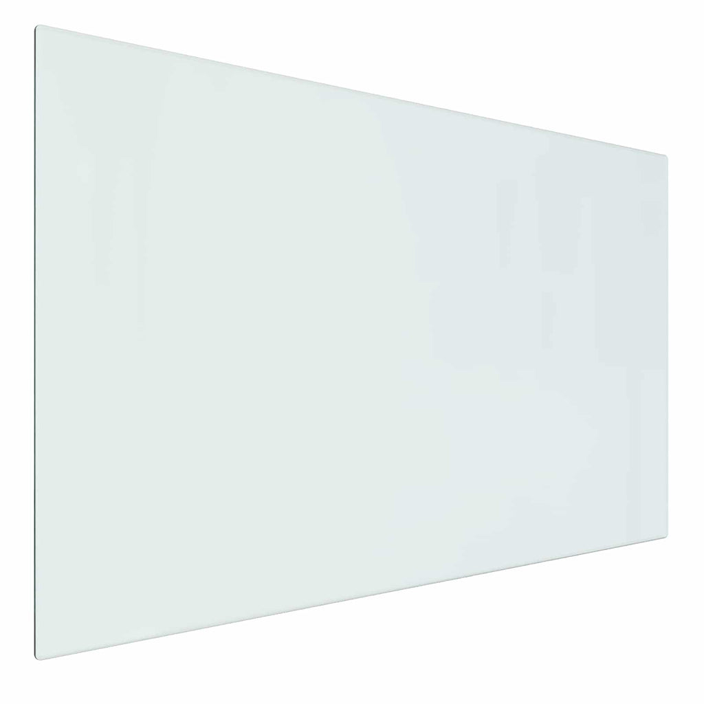 vidaXL Szklana płyta kominkowa przezroczysty 80 x 50 cm Szkło