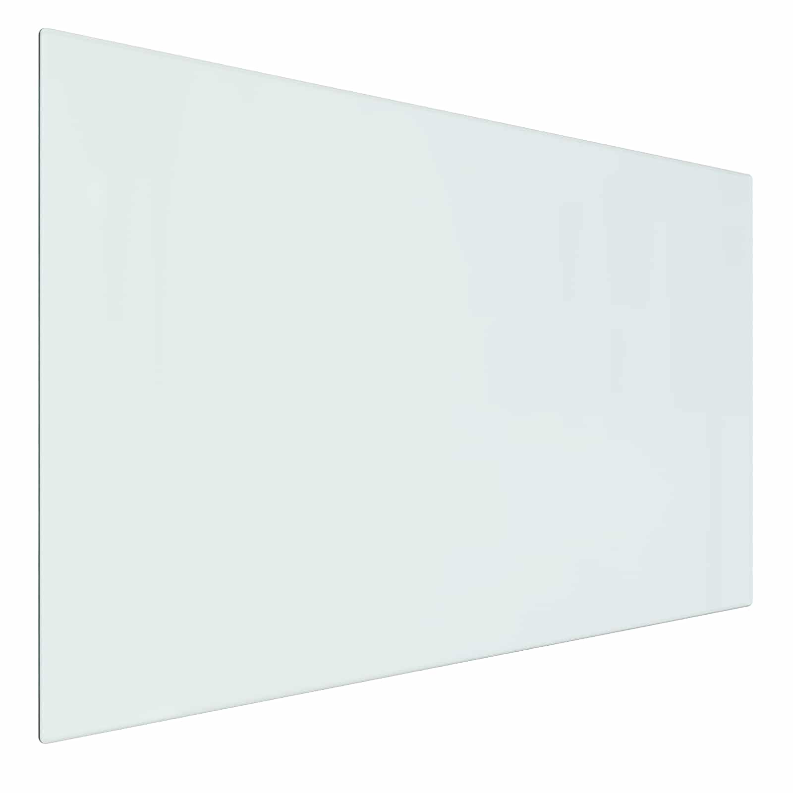 vidaXL Szklana płyta kominkowa przezroczysty 80 x 50 cm Szkło