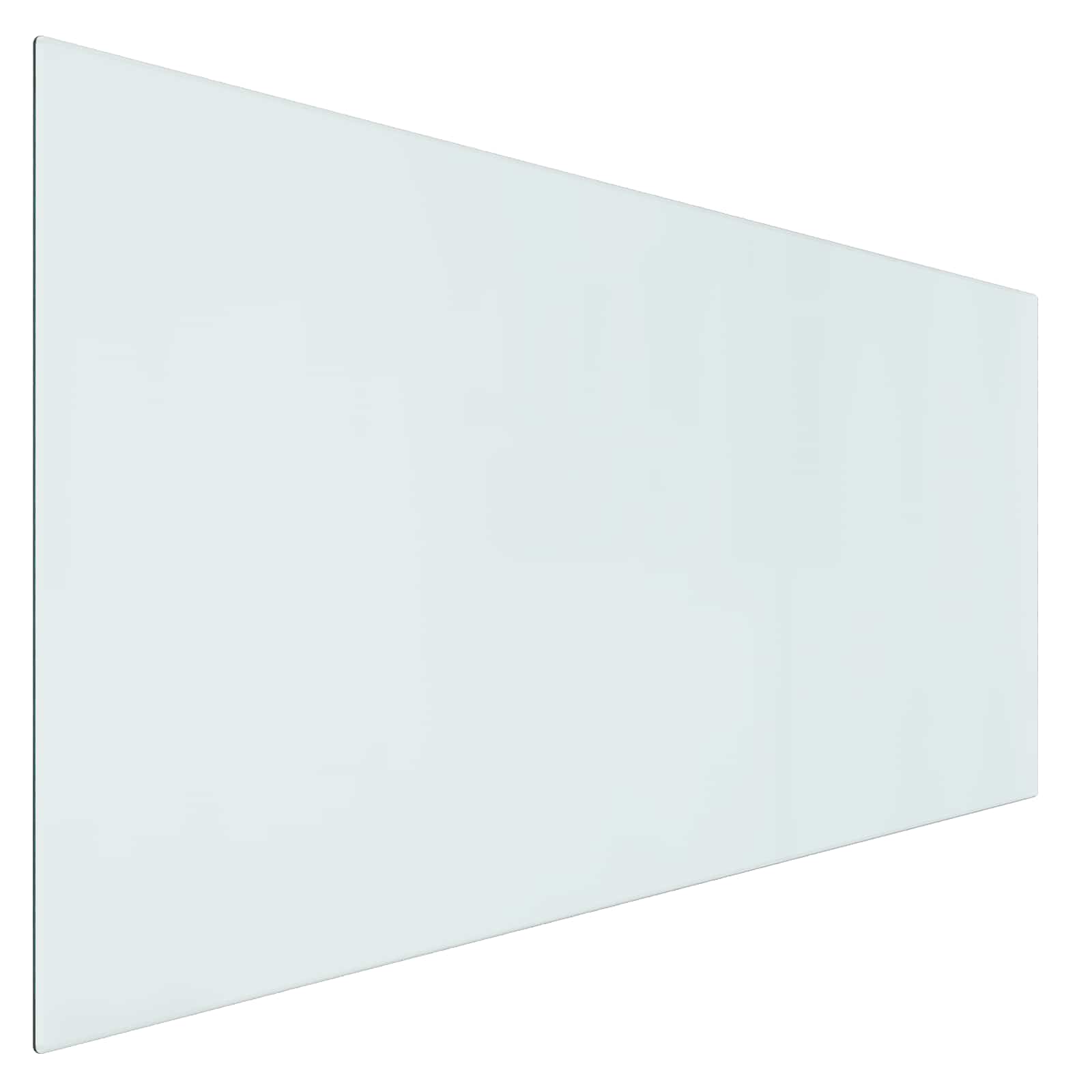 vidaXL Szklana płyta kominkowa przezroczysty 120 x 60 cm Szkło