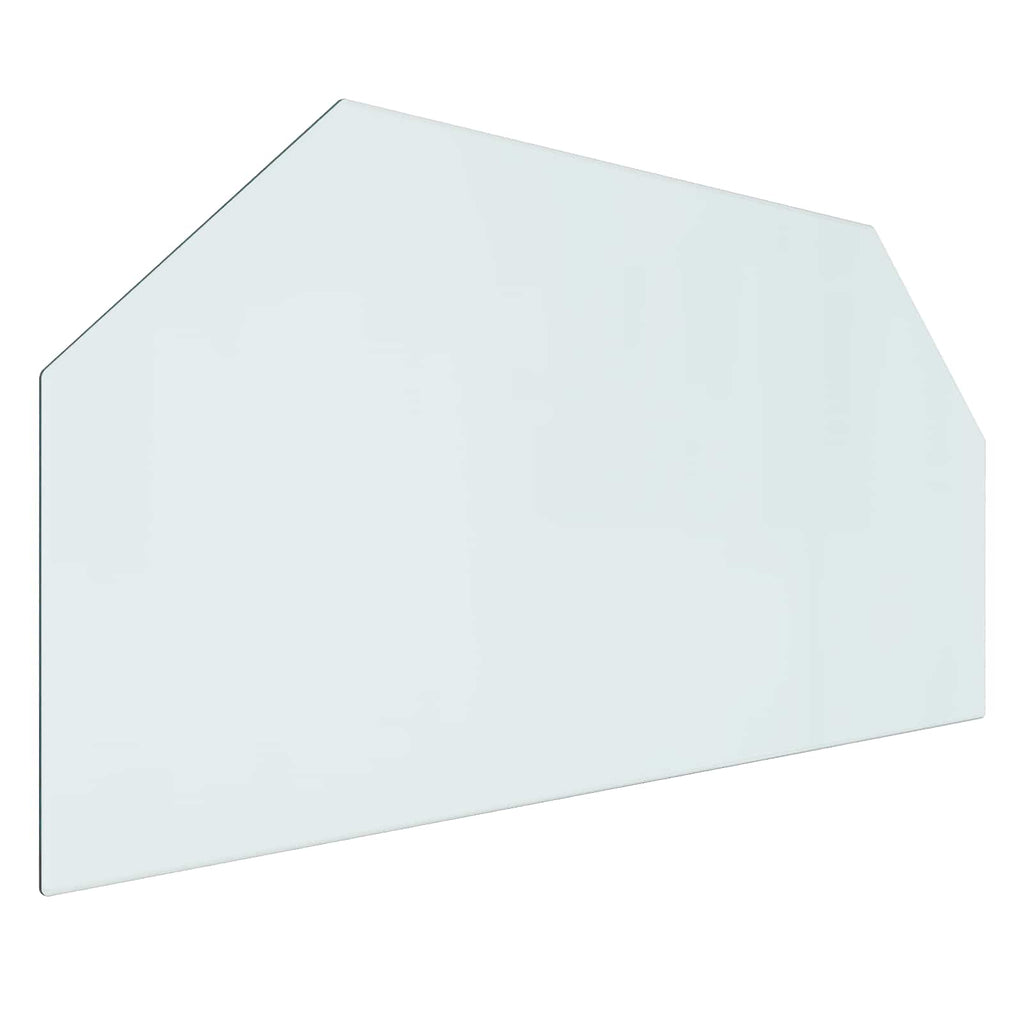 vidaXL Szklana płyta kominkowa przezroczysty 100 x 50 cm Szkło