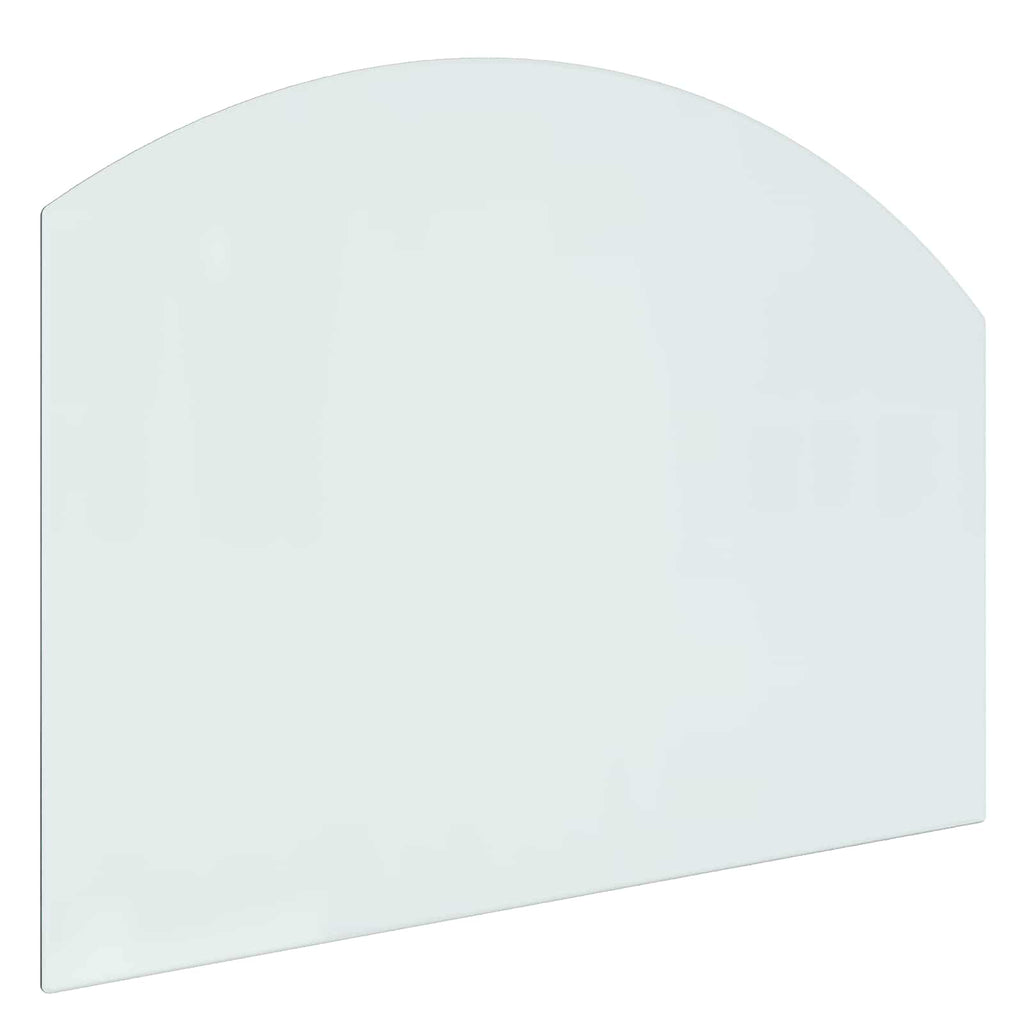 vidaXL Szklana płyta kominkowa przezroczysty 80 x 60 cm Szkło