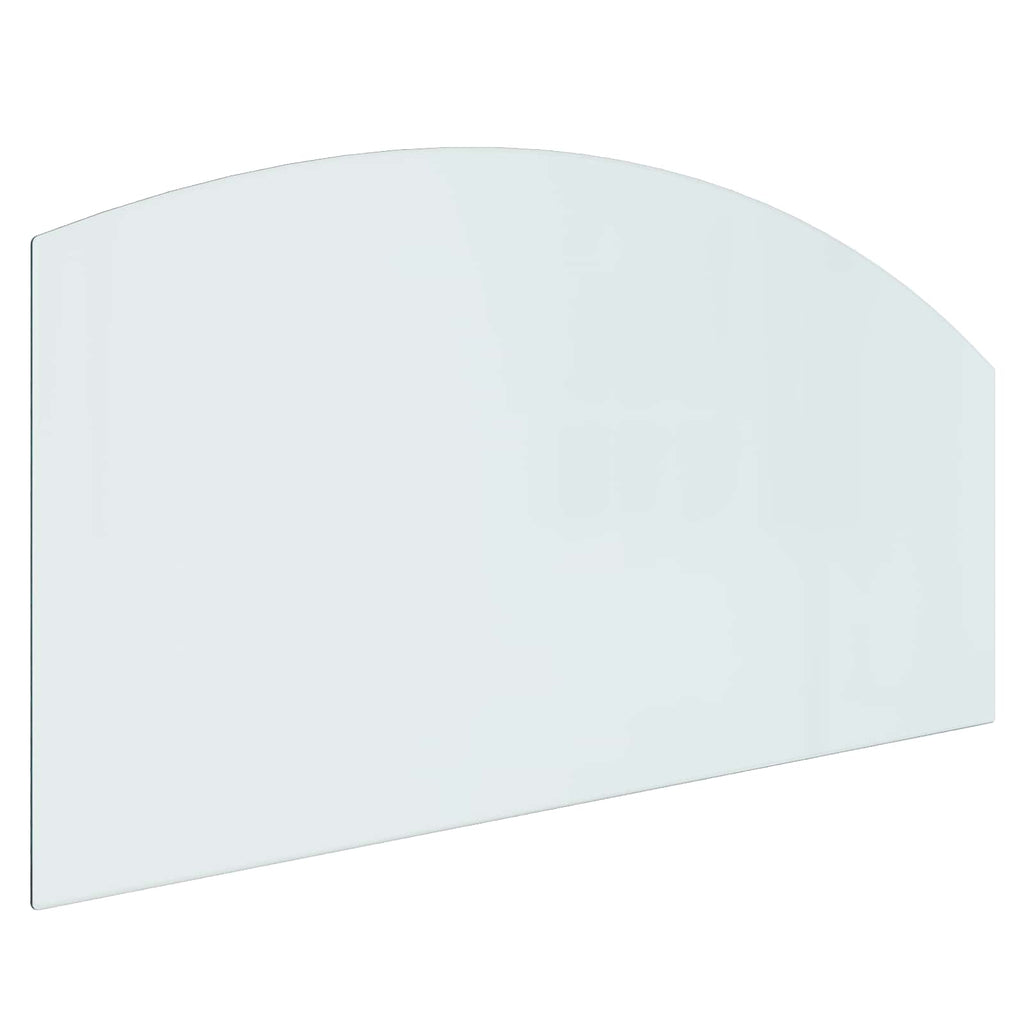 vidaXL Szklana płyta kominkowa przezroczysty 120 x 60 cm Szkło