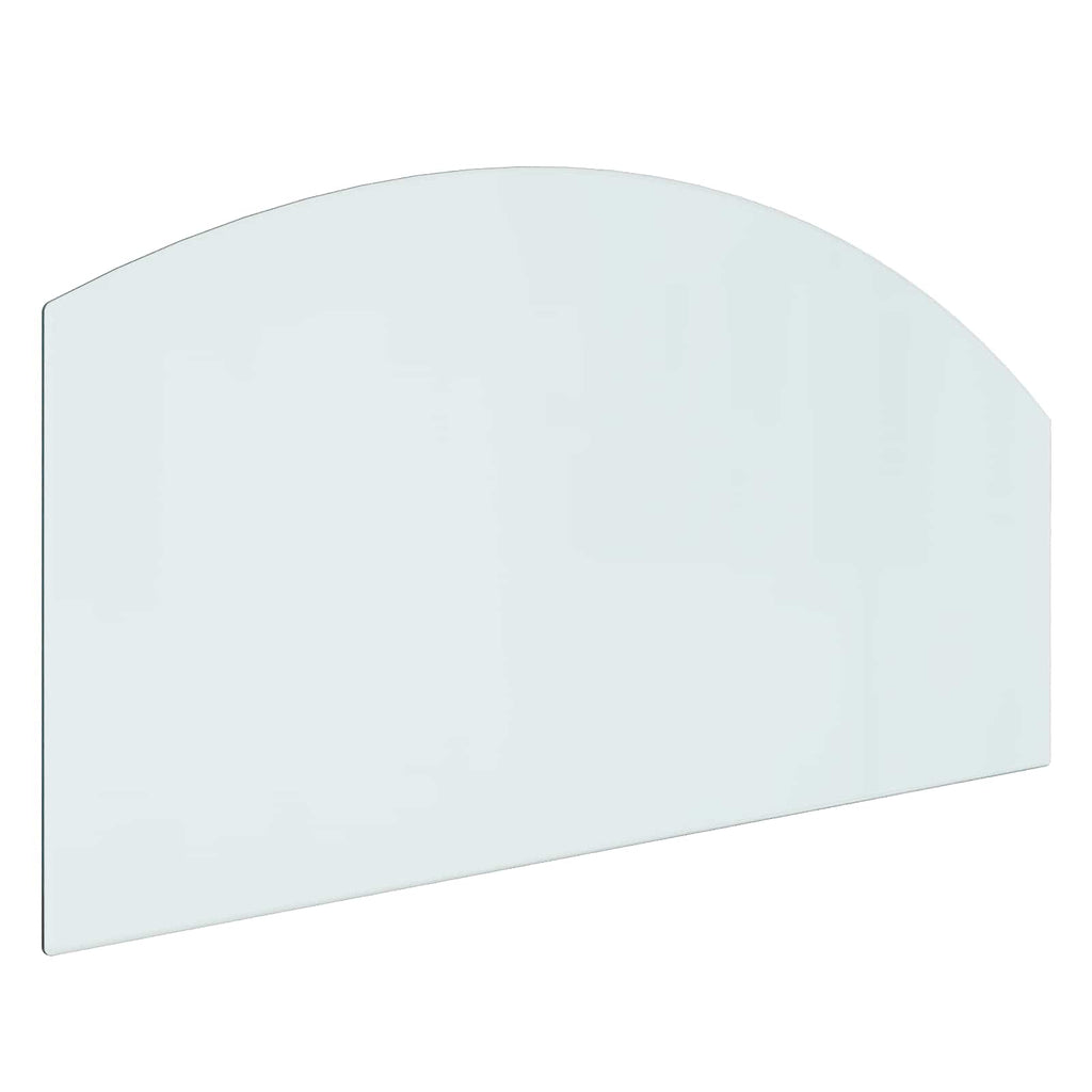 vidaXL Szklana płyta kominkowa przezroczysty 100 x 50 cm Szkło