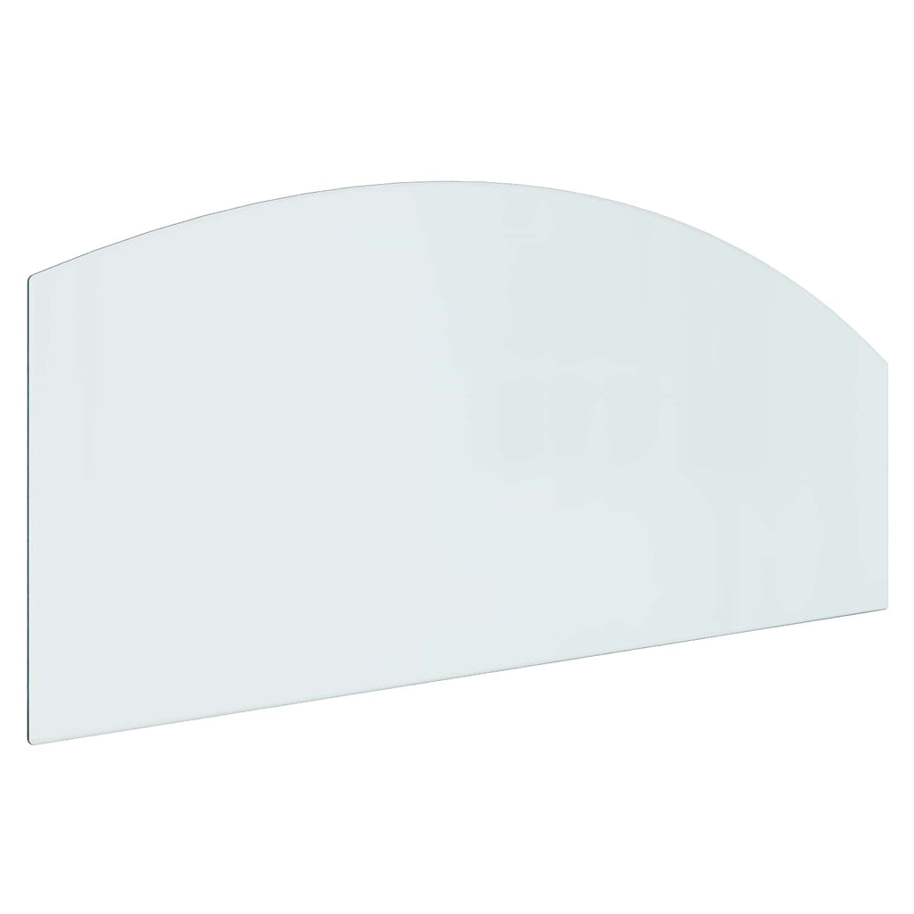 vidaXL Szklana płyta kominkowa przezroczysty 120 x 50 cm Szkło