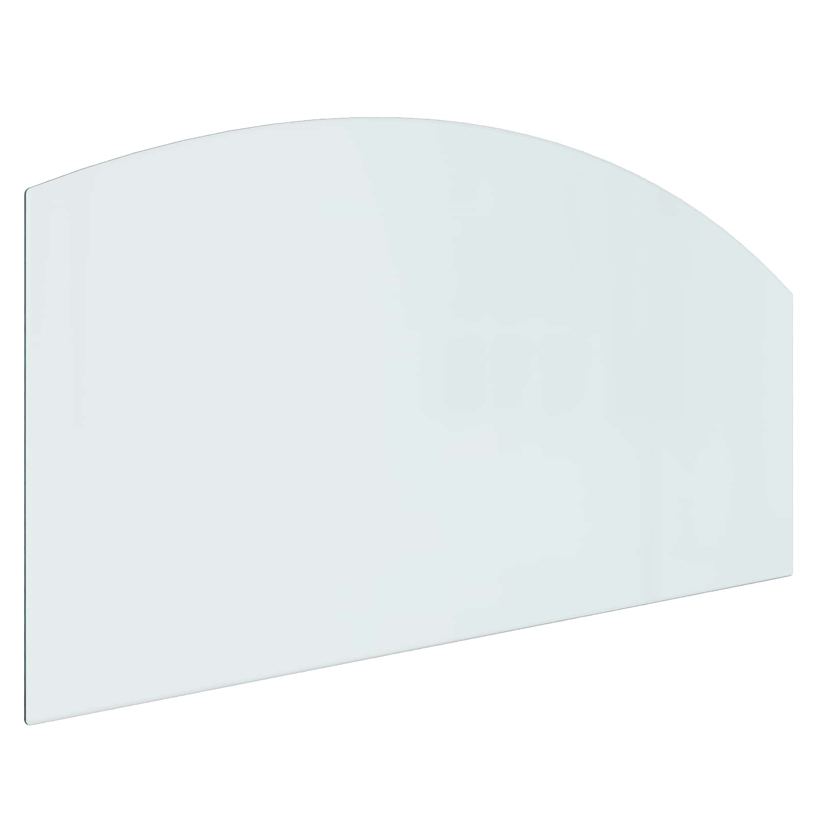 vidaXL Szklana płyta kominkowa przezroczysty 120 x 60 cm Szkło