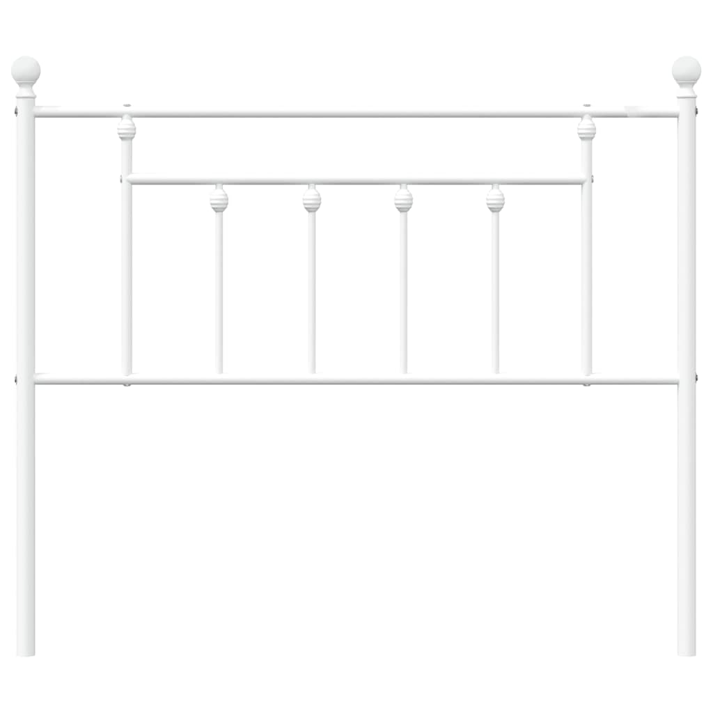 vidaXL Metalowe wymienne wezgłowie, białe, 100 cm