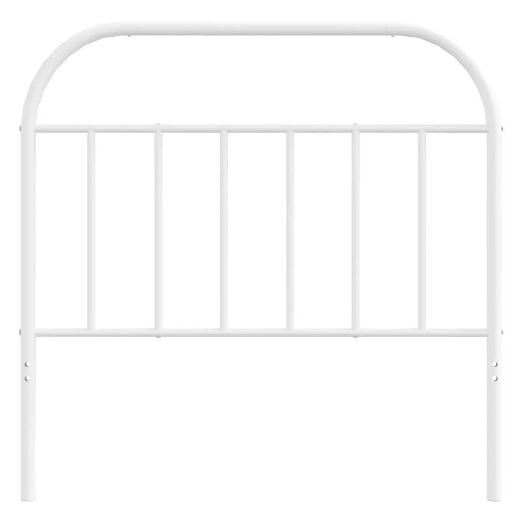 vidaXL Metalowe wymienne wezgłowie, białe, 100 cm