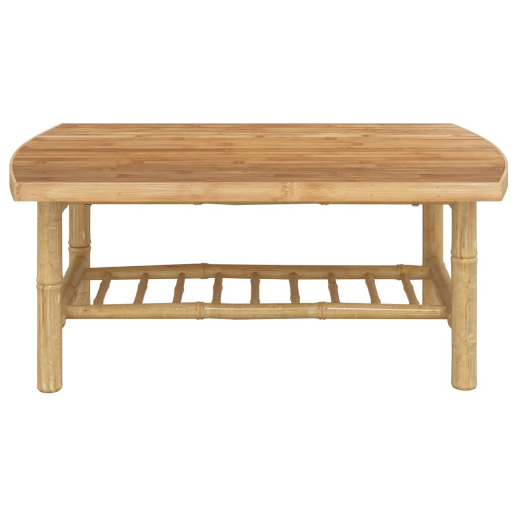 vidaXL Stolik ogrodowy, 90x55x37 cm, bambusowy