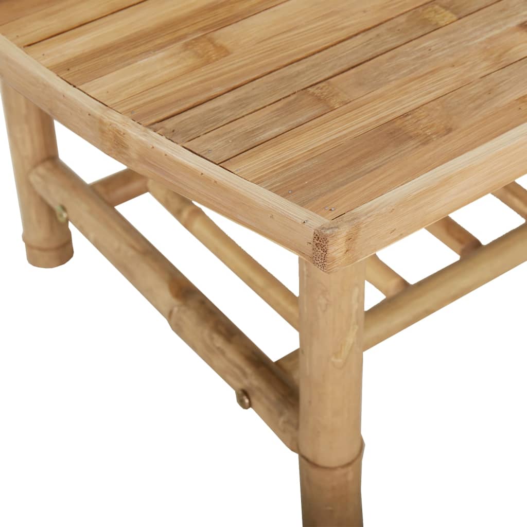 vidaXL Stolik ogrodowy, 90x55x37 cm, bambusowy