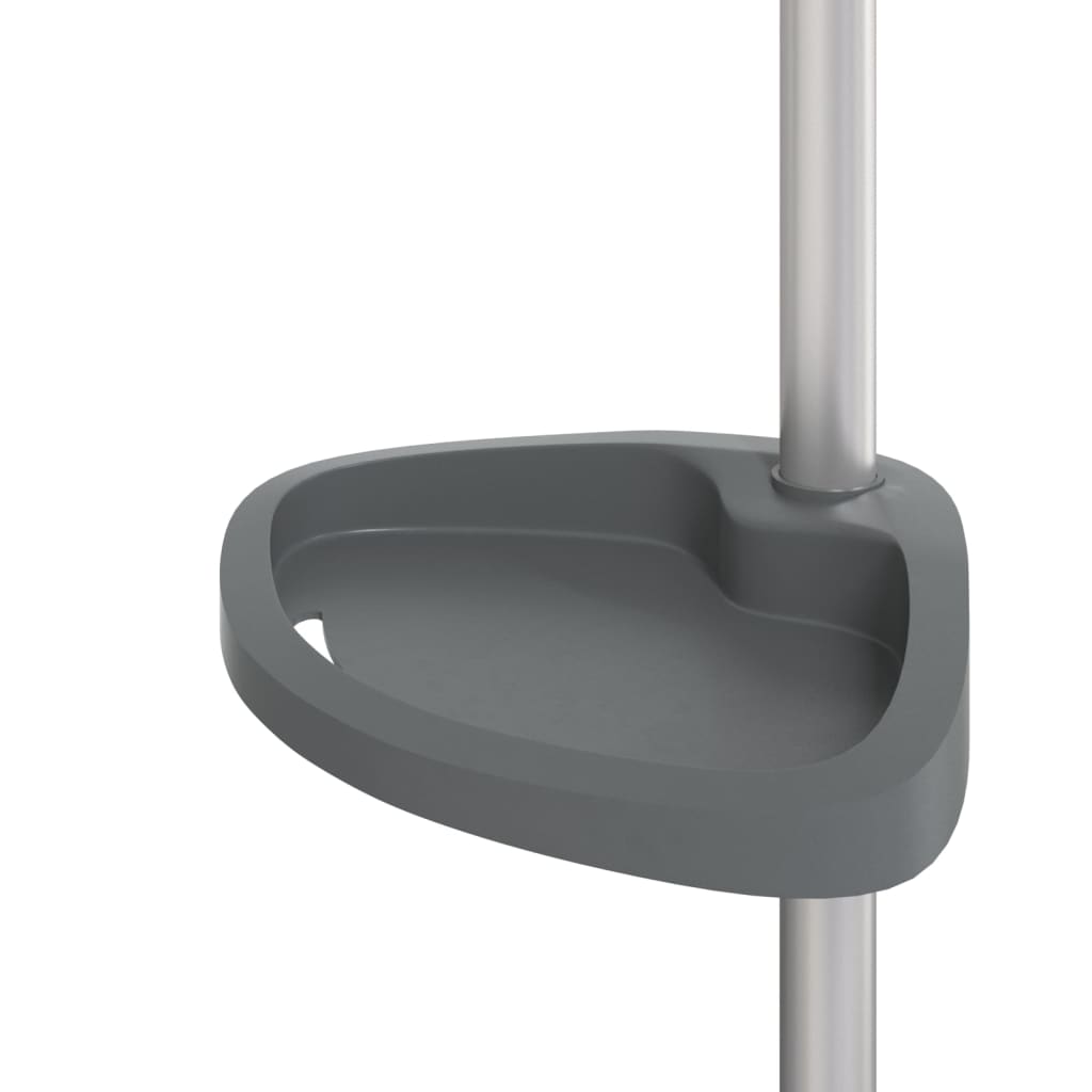 vidaXL Wieszak na ręczniki, 47x280 cm, aluminium