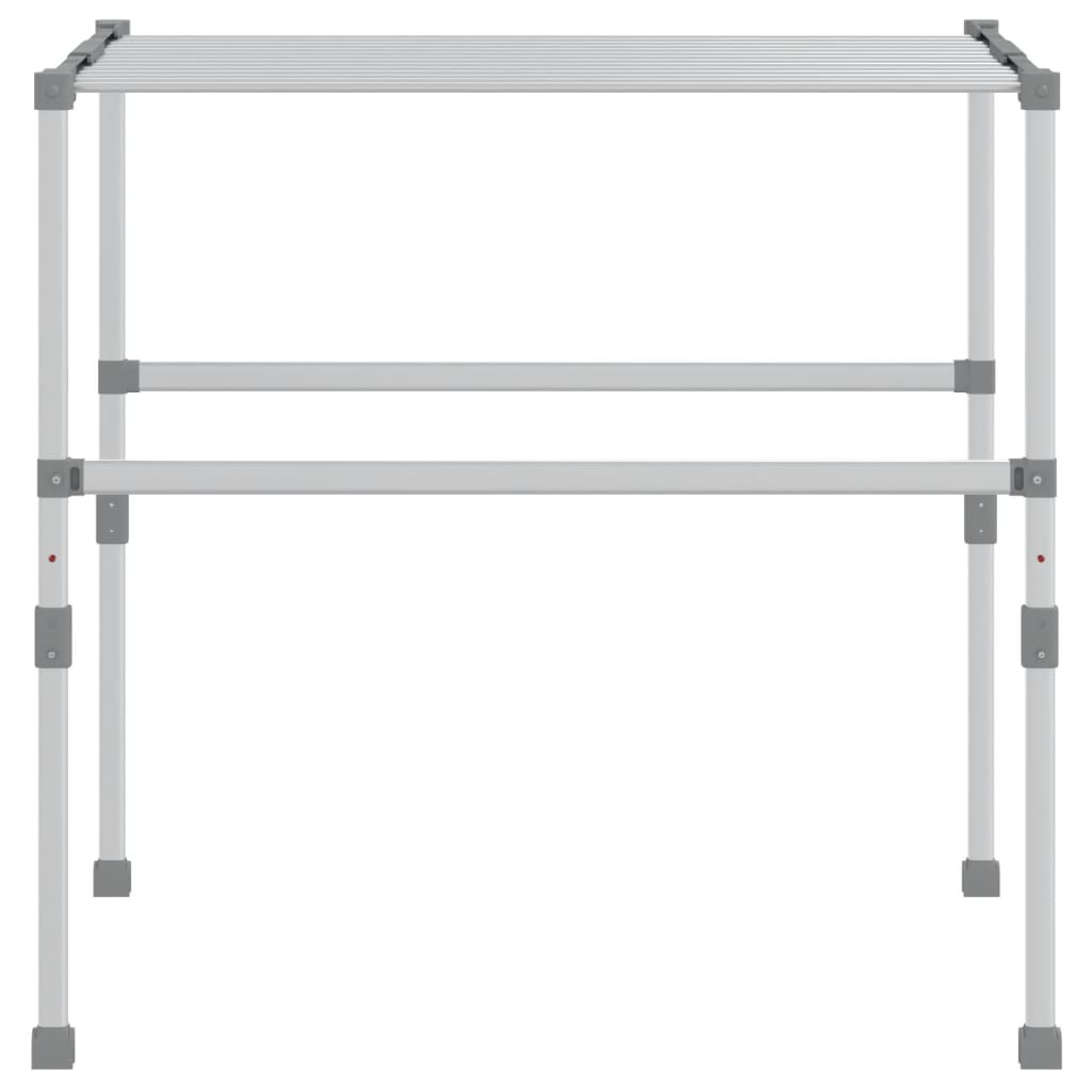 vidaXL Suszarka na pranie, 83x(50-55)x(40-85) cm, aluminium