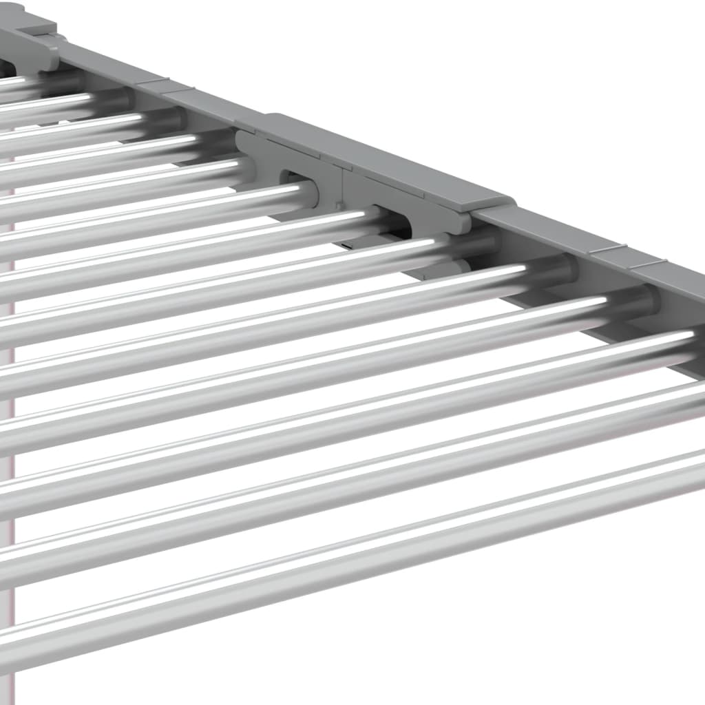 vidaXL Suszarka na pranie, 83x(50-55)x(40-85) cm, aluminium