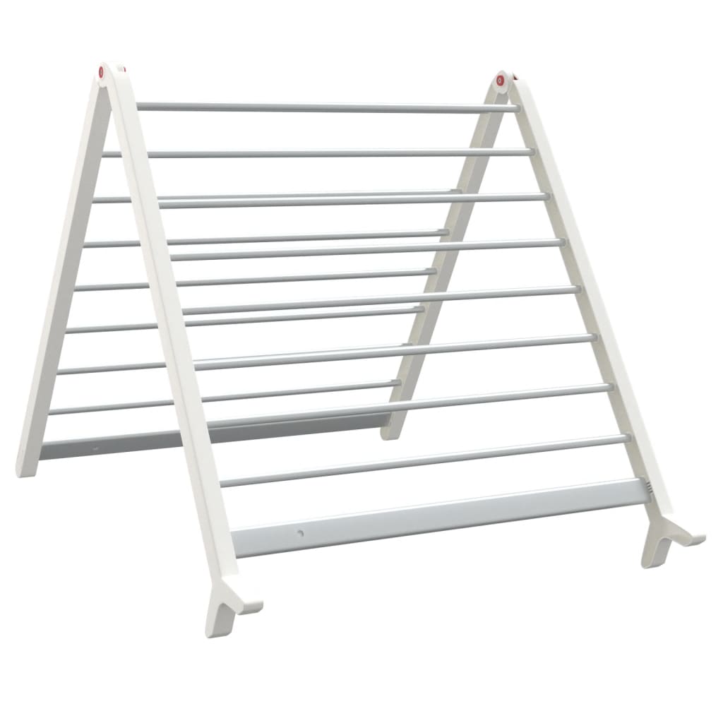 vidaXL Rozkładana suszarka na wannę, 53-90 cm, aluminium