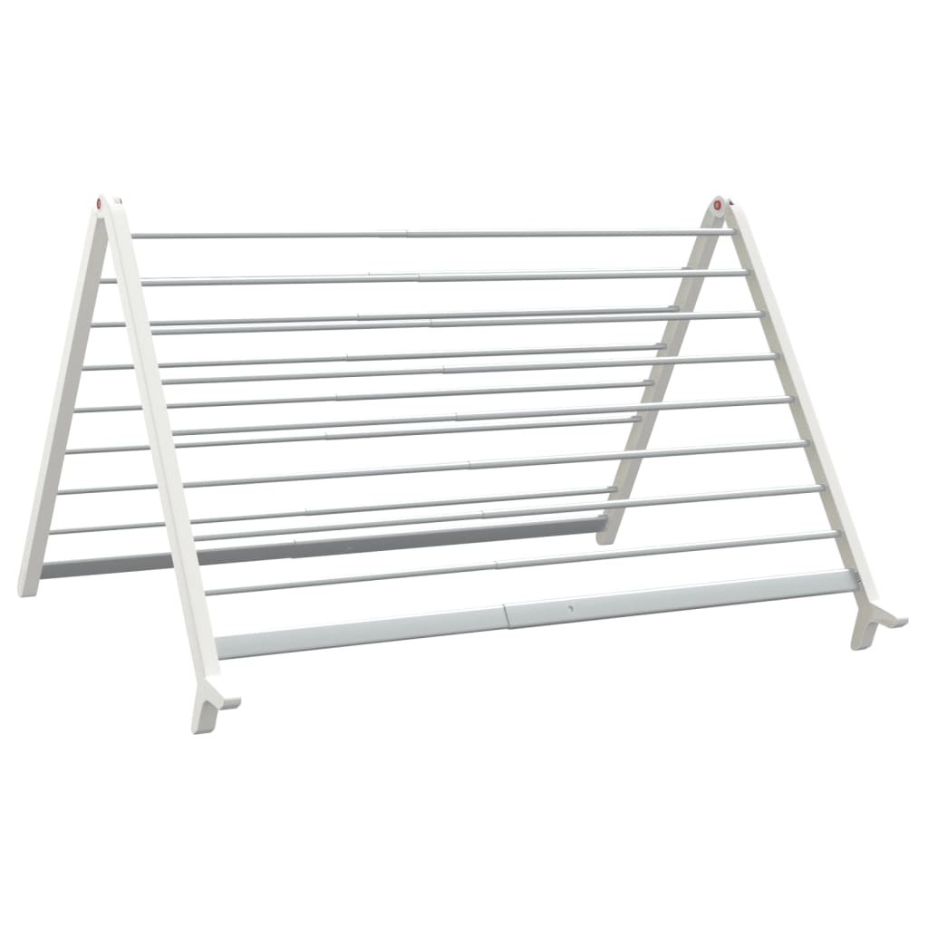 vidaXL Rozkładana suszarka na wannę, 53-90 cm, aluminium