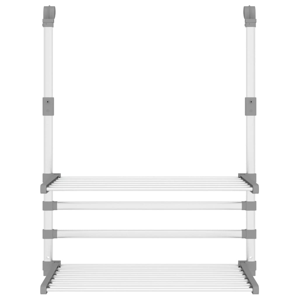 vidaXL Suszarka na pranie na balkon, 54x25x42 cm, aluminium