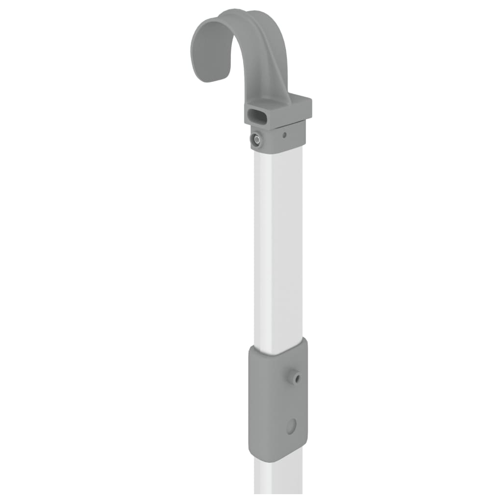 vidaXL Suszarka balkonowa na pranie, 89x25x(60-95) cm, aluminium