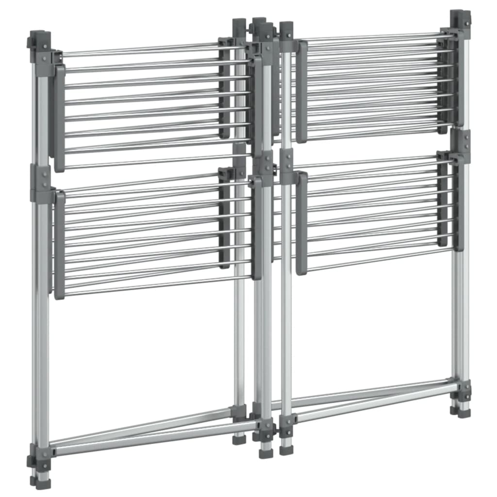 vidaXL Suszarka na pranie, 107x107x120 cm, aluminium