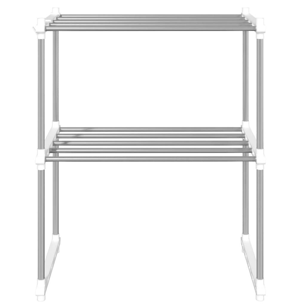 vidaXL Półka na mikrofalówkę, biała, 51x27x63 cm, aluminium