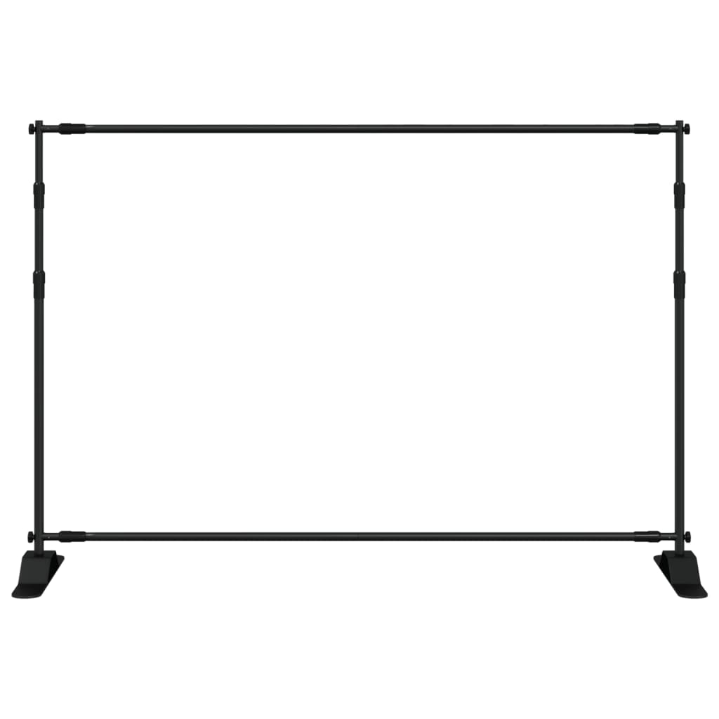 vidaXL Stojak na tło, czarny, 305x243 cm, stalowy