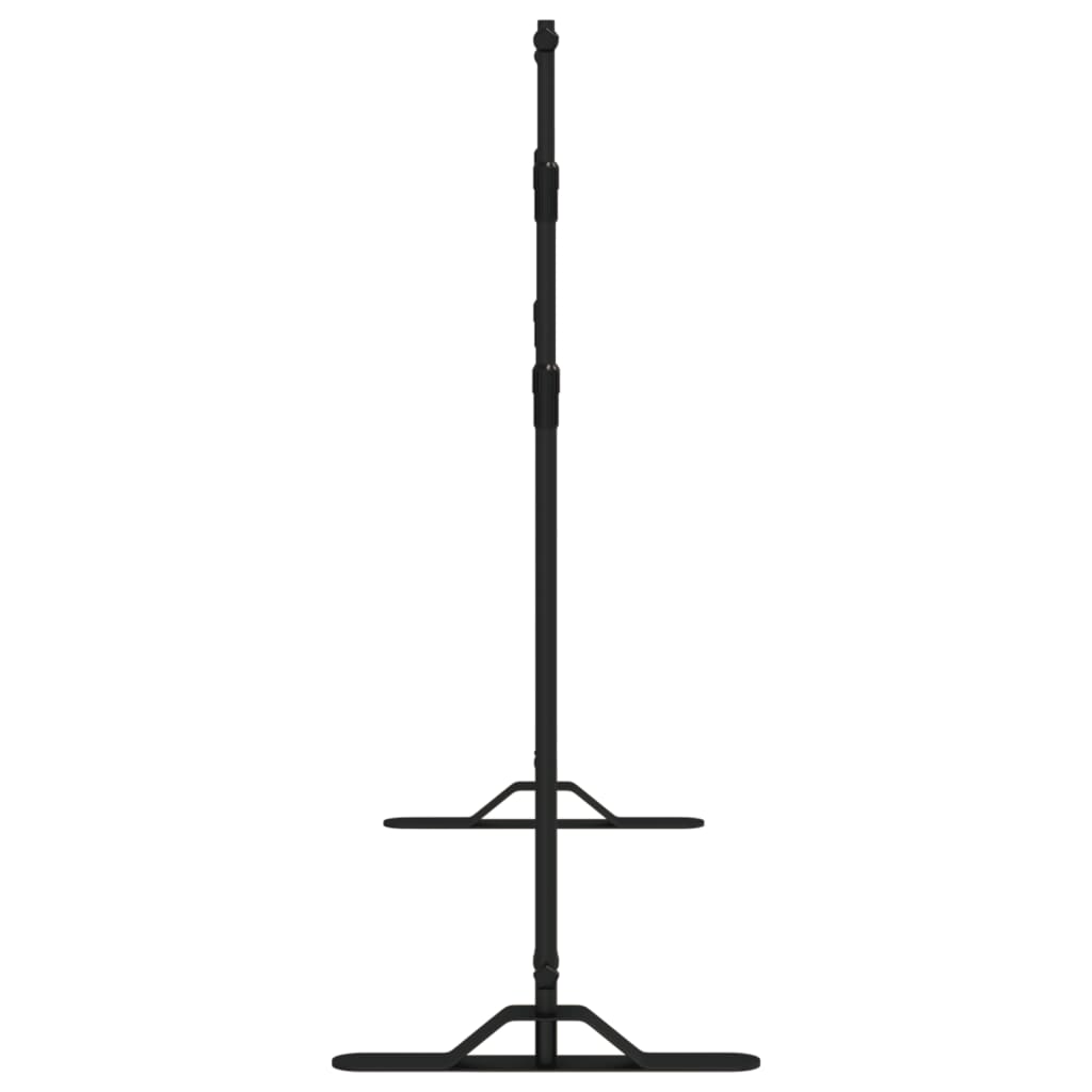 vidaXL Stojak na tło, czarny, 305x243 cm, stalowy