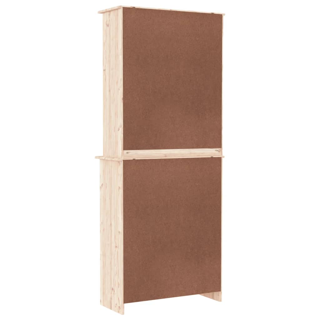 vidaXL Kredens ALTA, 77x35x188 cm, lite drewno sosnowe