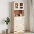 vidaXL Kredens ALTA, 77x35x188 cm, lite drewno sosnowe
