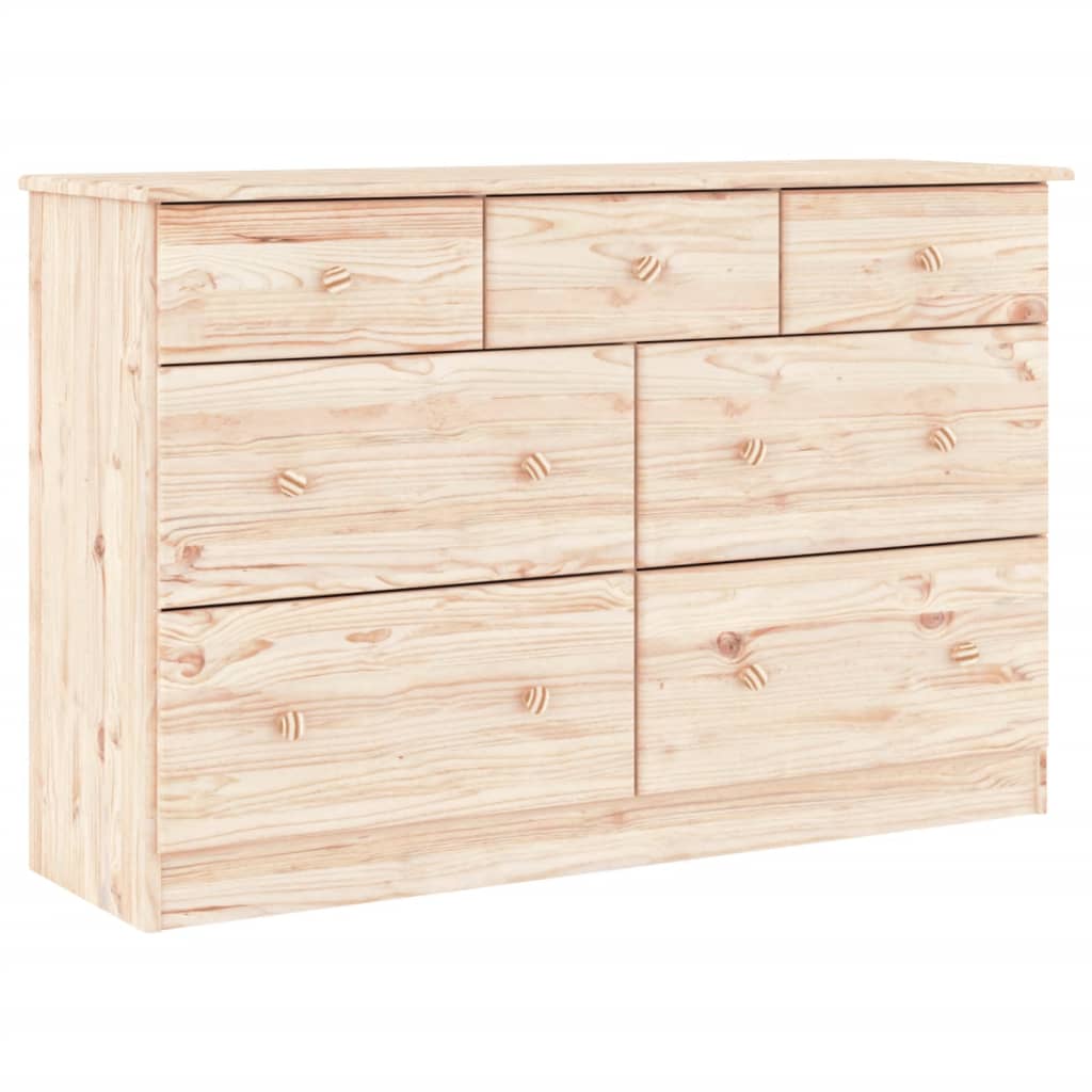 vidaXL Komoda ALTA, 112x35x73 cm, drewno sosnowe