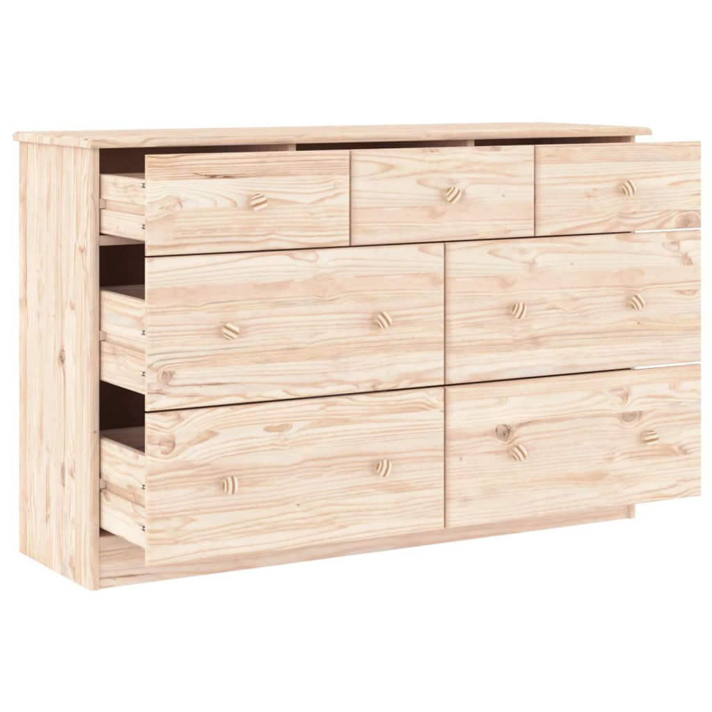 vidaXL Komoda ALTA, 112x35x73 cm, drewno sosnowe