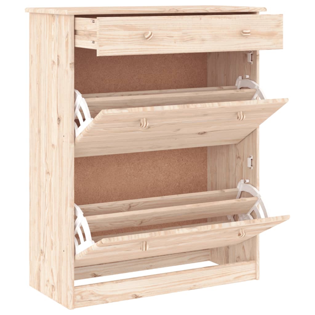 vidaXL Szafka na buty ALTA, 77x35x96 cm, drewno sosnowe
