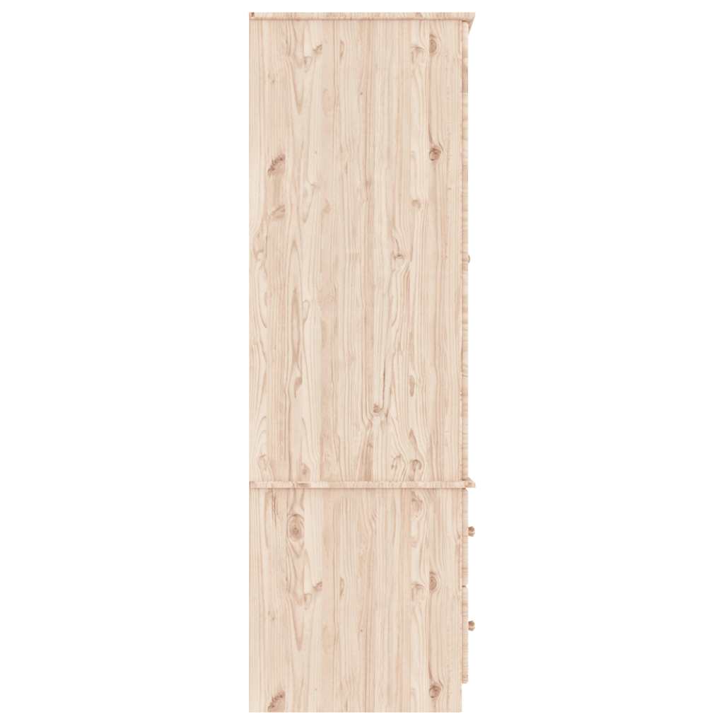 vidaXL Szafa ALTA, 90x55x170 cm, lite drewno sosnowe