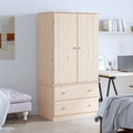 vidaXL Szafa ALTA, 90x55x170 cm, lite drewno sosnowe