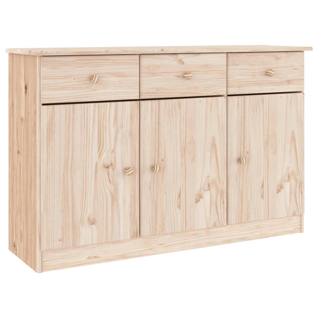 vidaXL Szafka ALTA, 112x35x73 cm, lite drewno sosnowe
