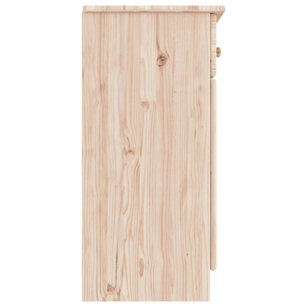 vidaXL Szafka ALTA, 112x35x73 cm, lite drewno sosnowe