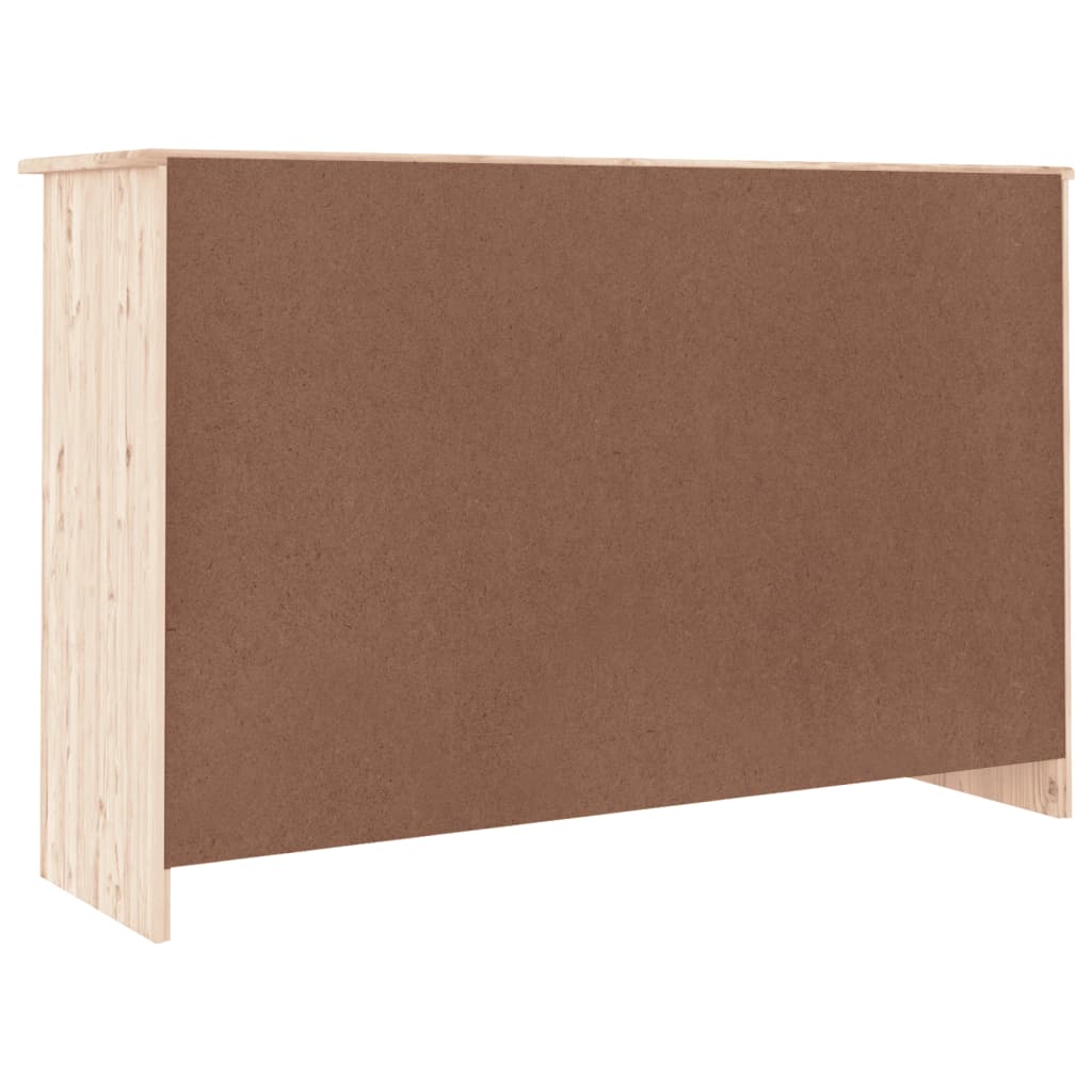 vidaXL Szafka ALTA, 112x35x73 cm, lite drewno sosnowe