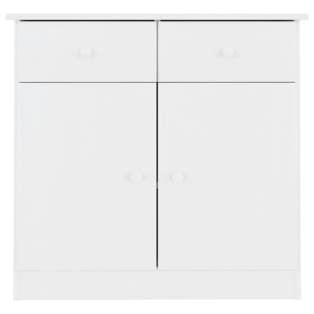 vidaXL Szafka ALTA, biała, 77x35x73 cm, lite drewno sosnowe