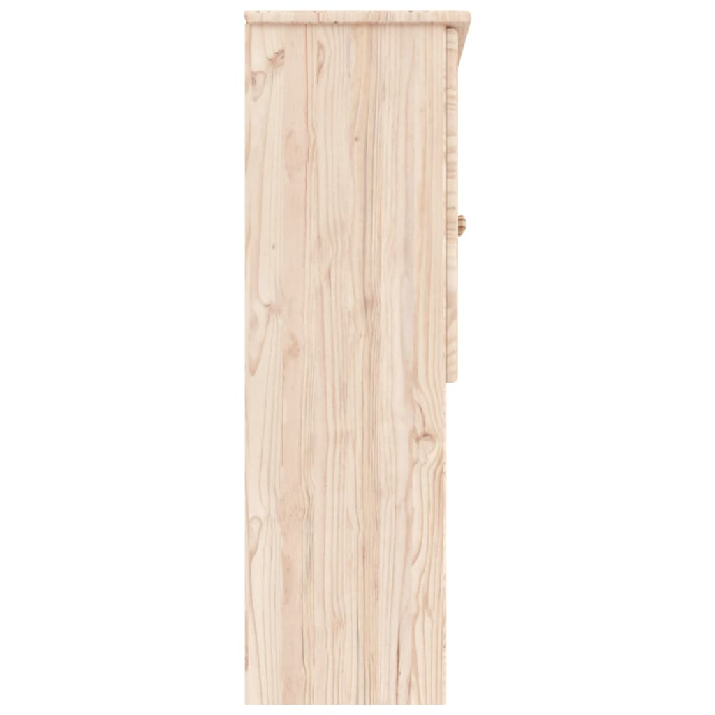 vidaXL Nastawka do komody ALTA, 77x30x92 cm, lite drewno sosnowe