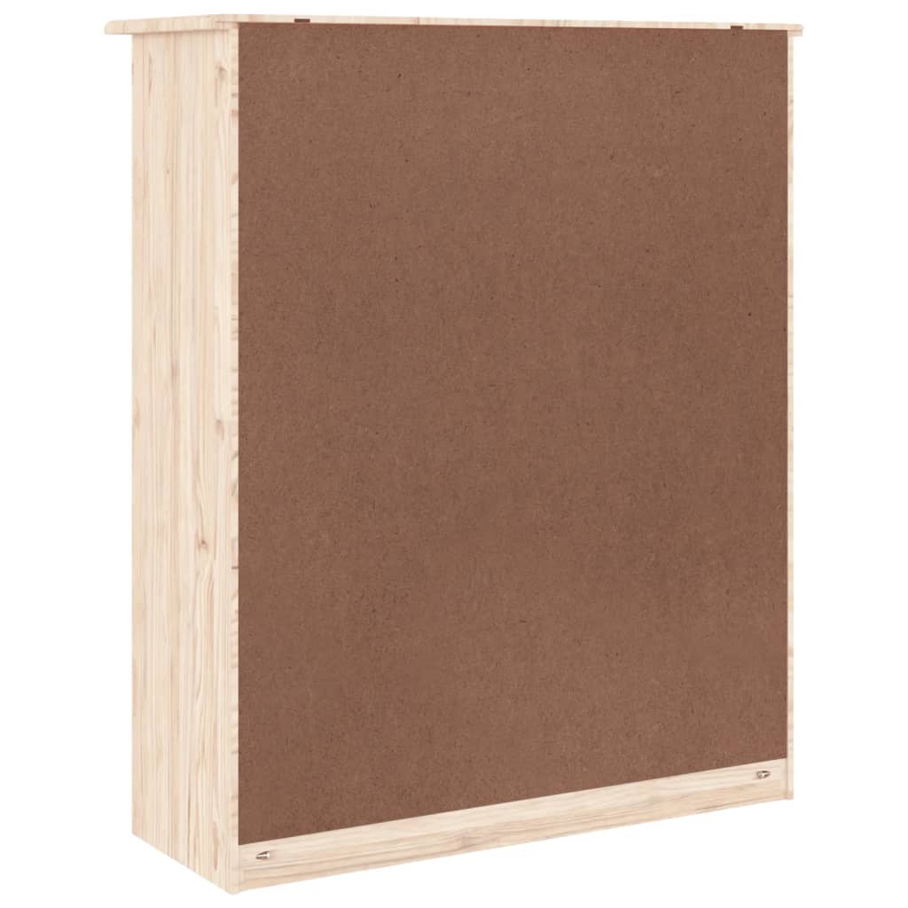 vidaXL Nastawka do komody ALTA, 77x30x92 cm, lite drewno sosnowe