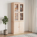 vidaXL Witryna ALTA, 77x35x186,5 cm, lite drewno sosnowe
