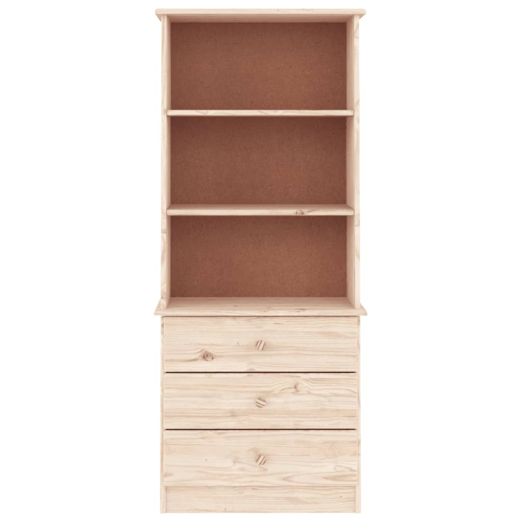 vidaXL Biblioteczka z szufladami ALTA, 60x35x142 cm, drewno sosnowe