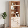 vidaXL Biblioteczka z szufladami ALTA, 77x35x186,5 cm, lita sosna