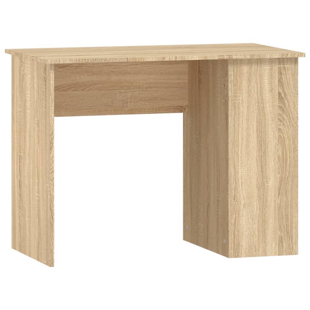 vidaXL Biurko, dąb sonoma, 100x55x75 cm, materiał drewnopochodny