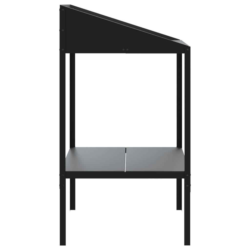 vidaXL Kwietnik, antracytowy, 56,5x54,5x100 cm, stal galwanizowana