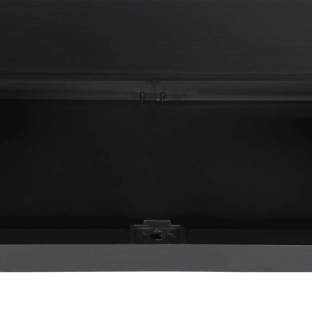 vidaXL Szafka ogrodowa, szaro-czarna, 65x37x165 cm, PP