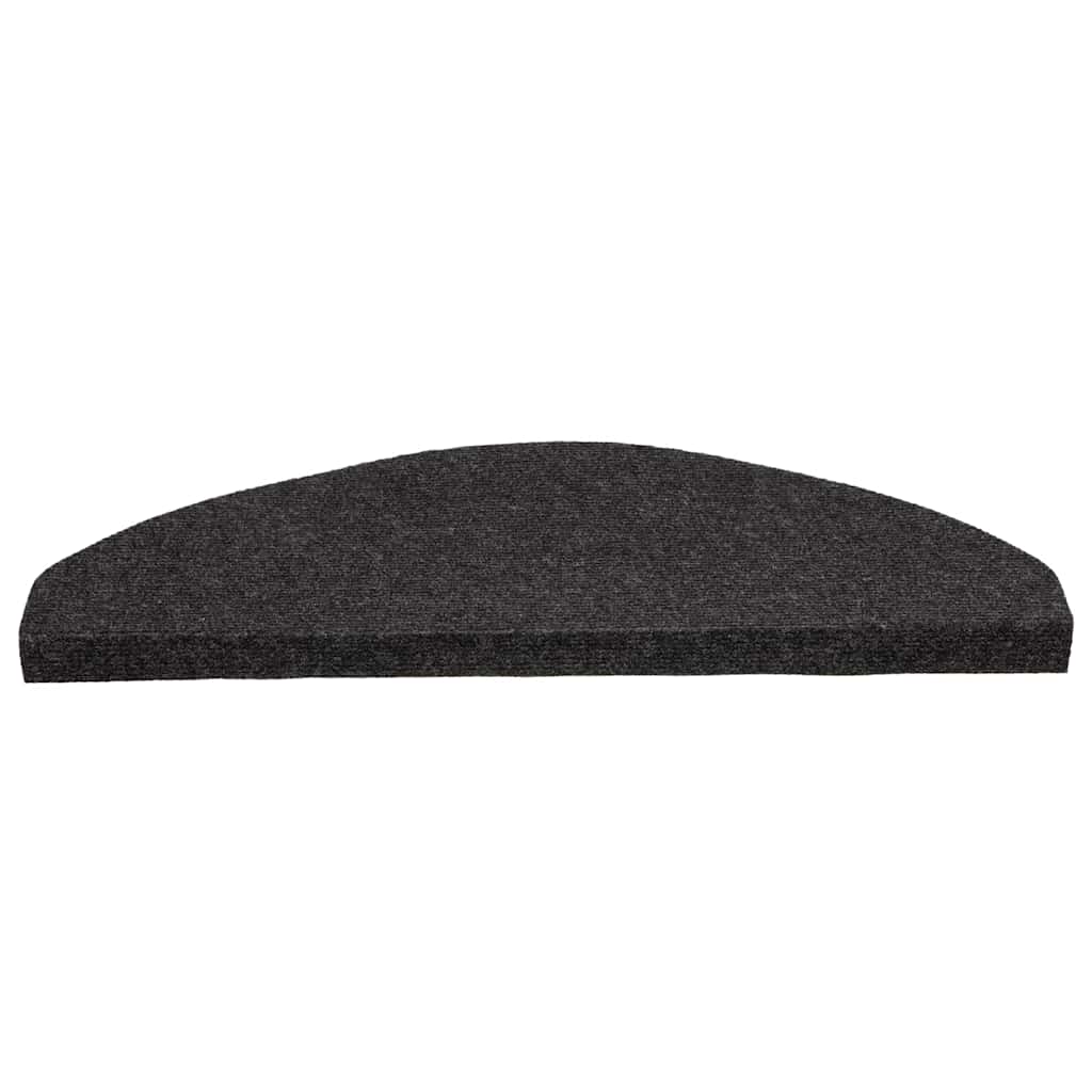 vidaXL Samoprzylepne nakładki na schody, 10szt., czarne, 65x22,5x3,5cm