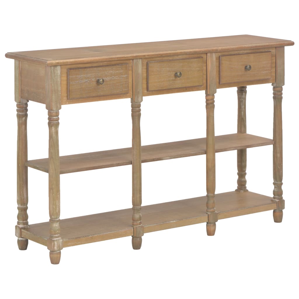 vidaXL Stolik konsolowy, 110x30x76 cm, materiał drewnopochodny